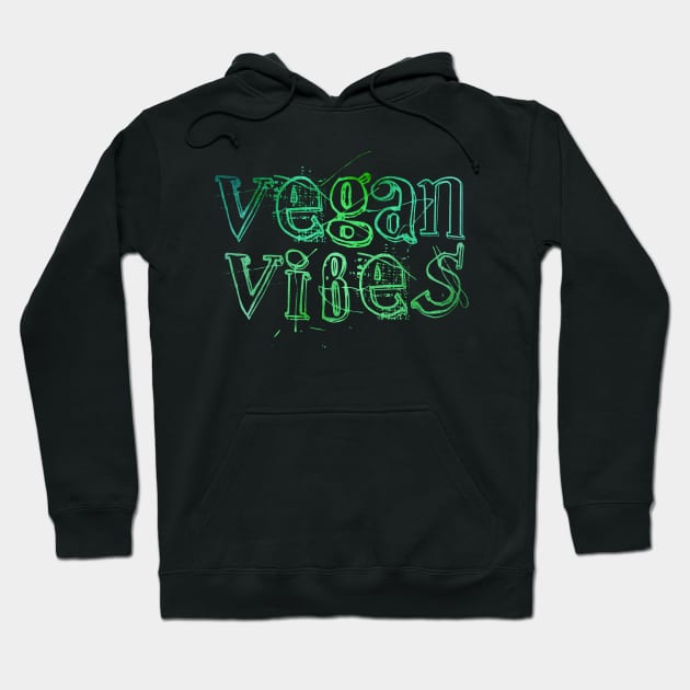 Vegan Vibes Vegan Activism, Vegan Christmas Gifts 2023 Hoodie by KindWanderer